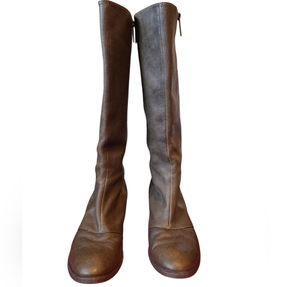 Donald J. Pliner Dalee-IG Over the Knee Brown Boots Size 9.5 M
